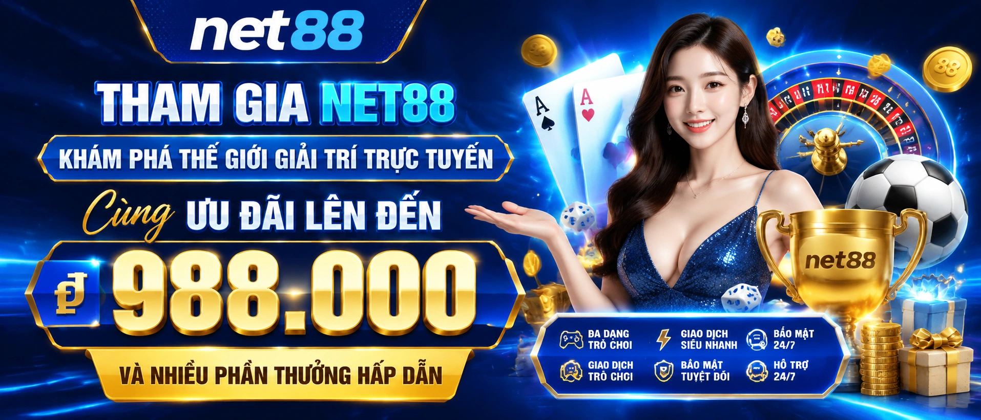 net88 giao diện giải trí mobile với casino và slot