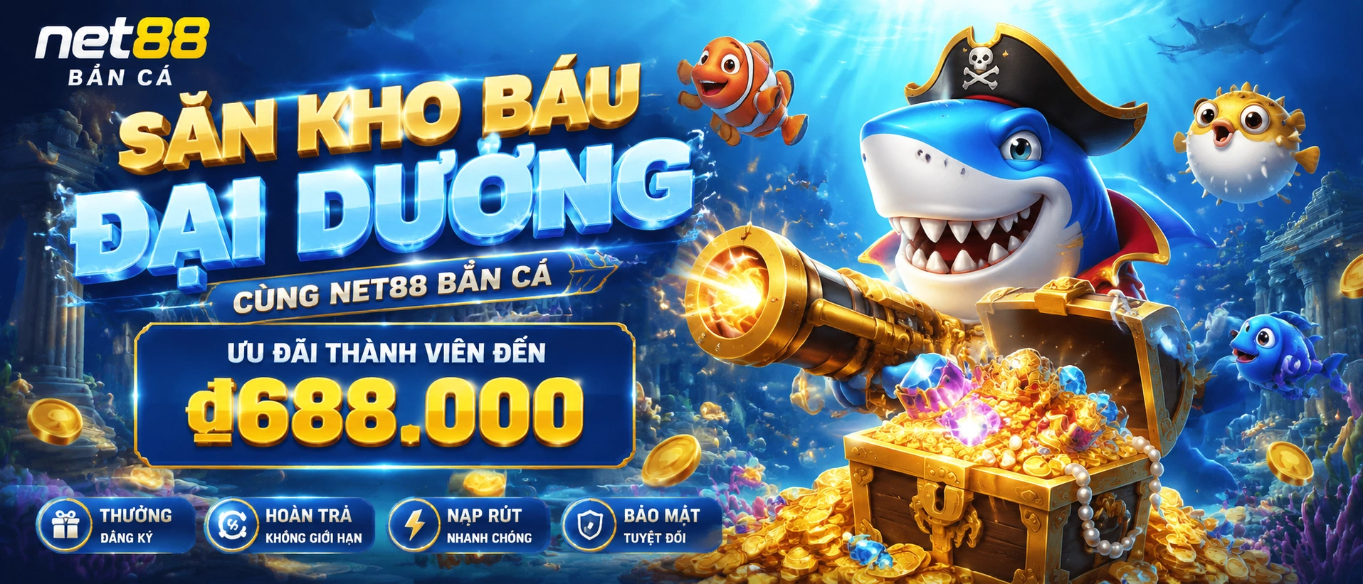 Bắn Cá giao diện mobile tối ưu cho điện thoại