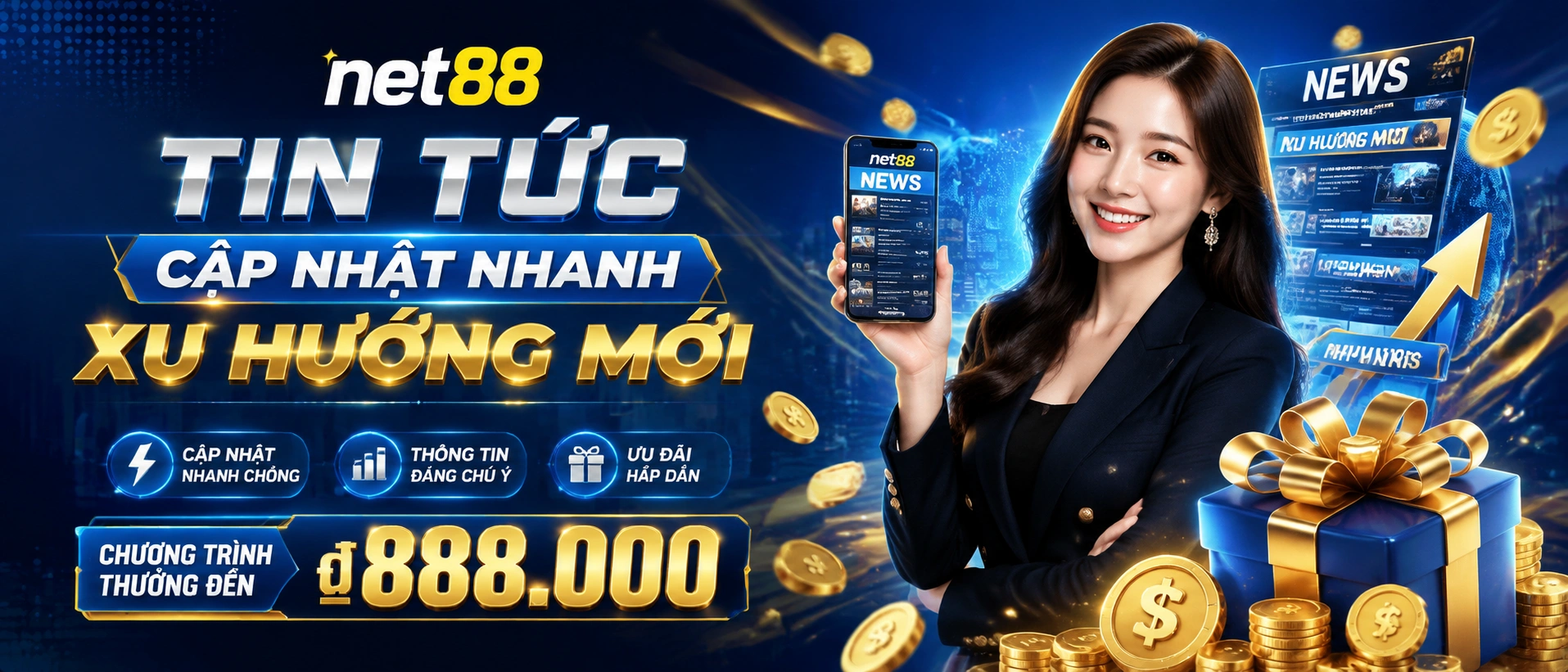 Ưu đãi lễ hội net88 cho người chơi mới