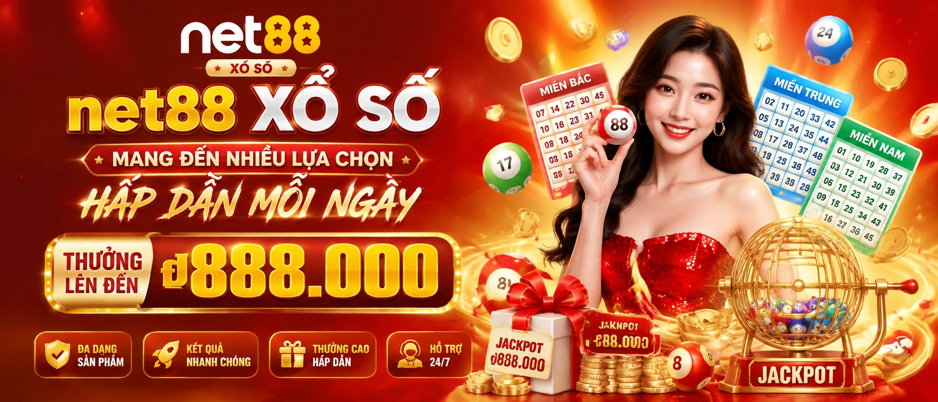 Giao diện Xổ Số net88 trên mobile với kết quả hôm nay